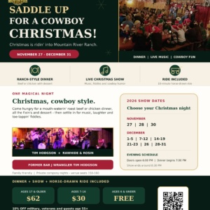 11/27/26 - 2026 Christmas Dinner Show